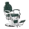 Fotel barberski Gabbiano President zielony